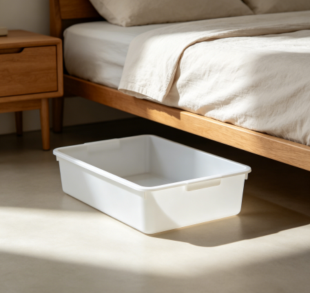 Low Profile Plastic Storage Drawer